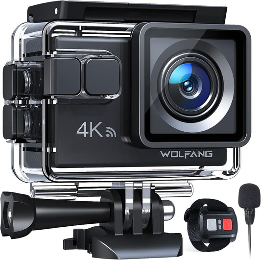 4K Action Cam 20MP Unterwasserkamera 40m mit EIS & 170° Weitwinkel